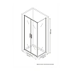 Душевой уголок BERGES LEGOS LS-3 1200х800 061051 Душевой уголок BERGES LEGOS LS-3 1200х800 061051