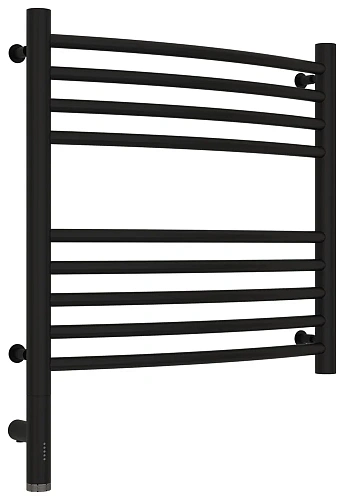 Полотенцесушитель электрический Сунержа Богема 3.0 выгнутая 500х500 МЭМ левый 31-5802-5050 Матовый ч Полотенцесушитель электрический Сунержа Богема 3.0 выгнутая 500х500 МЭМ левый 31-5802-5050 Матовый ч