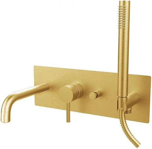 Смеситель для ванны Paffoni Light LIG001HGSP (с внутренней частью) встраиваемый Смеситель для ванны Paffoni Light LIG001HGSP (с внутренней частью) встраиваемый