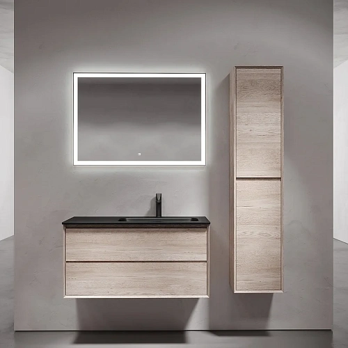 Тумба под раковину Sancos Marmi 2.0 MR2.0100REG правая, 995х445х520, дуб галифакс натуральный, подвесная Тумба под раковину Sancos Marmi 2.0 MR2.0100REG правая, 995х445х520, дуб галифакс натуральный, подвесная