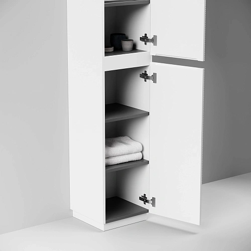 Шкаф-пенал SANCOS Folk Floor PFL35FW 350х350х1880 мм Bianco, напольный Шкаф-пенал SANCOS Folk Floor PFL35FW 350х350х1880 мм Bianco, напольный