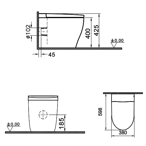 Унитаз SMART Swedbe SMART 0500 Унитаз SMART Swedbe SMART 0500