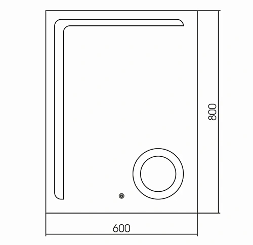 Зеркало SILVER MIRRORS 600x800 Сенсорный выключатель Клио (ФР-00001417) Зеркало SILVER MIRRORS 600x800 Сенсорный выключатель Клио (ФР-00001417)