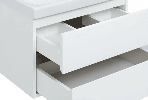 Комплект мебели Aquanet Беркли 60 белый/дуб рошелье (зеркало дуб рошелье) 00258906 Комплект мебели Aquanet Беркли 60 белый/дуб рошелье (зеркало дуб рошелье) 00258906