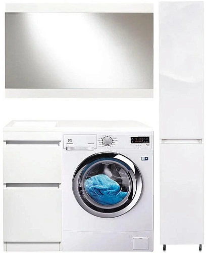 Тумба под раковину Style Line Даллас 100 люкс PLUS эмаль белый СС-00002346 Тумба под раковину Style Line Даллас 100 люкс PLUS эмаль белый СС-00002346