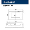 Акриловая ванна EXCELLENT Crown Lux 190x120 WAEX.CRO19WH Акриловая ванна EXCELLENT Crown Lux 190x120 WAEX.CRO19WH