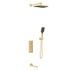 Душевая система Vincea VSFW-433T1BG встраиваемый, термостатический, 3 режима, брашированное золото Душевая система Vincea VSFW-433T1BG встраиваемый, термостатический, 3 режима, брашированное золото