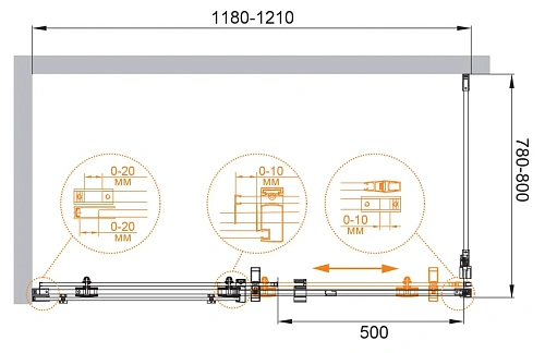 Душевой уголок CEZARES STYLUS-O-M-AH-1-120/80-C-Cr 120x80см стекло прозрачное, профиль хром Душевой уголок CEZARES STYLUS-O-M-AH-1-120/80-C-Cr 120x80см стекло прозрачное, профиль хром