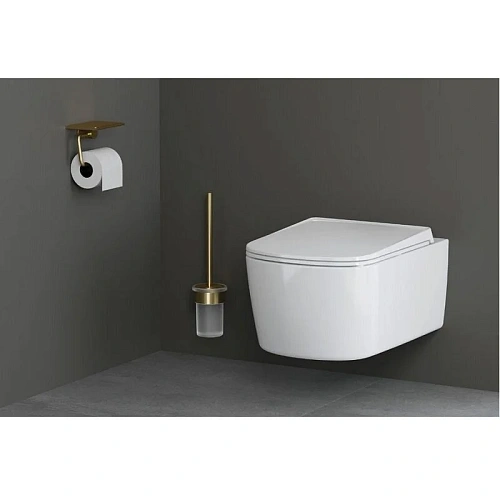 Унитаз подвесной Kludi RESA S 27WCSET53 керамический с сиденьем Унитаз подвесной Kludi RESA S 27WCSET53 керамический с сиденьем