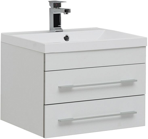 Тумба под раковину Aquanet Верона 58 New белый матовый 00272423 Тумба под раковину Aquanet Верона 58 New белый матовый 00272423