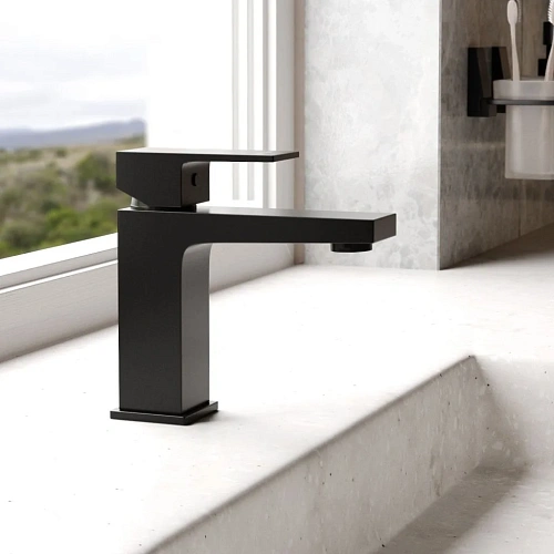 Смеситель для раковины WasserKRAFT Abens 2003 черный Смеситель для раковины WasserKRAFT Abens 2003 черный