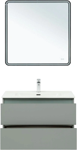 Тумба под раковину Aquanet Вега 2.0 80 мисти грин 00337961 подвесная Тумба под раковину Aquanet Вега 2.0 80 мисти грин 00337961 подвесная