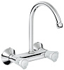 Картинка анонса товара «смеситель для кухни grohe costa l, настенный с высоким изливом, хром (31191001)»