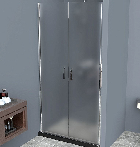 Душевая дверь BelBagno Uno UNO-B-2-110-P-Cr 110х185 см, профиль хром/стекло рифленое Душевая дверь BelBagno Uno UNO-B-2-110-P-Cr 110х185 см, профиль хром/стекло рифленое