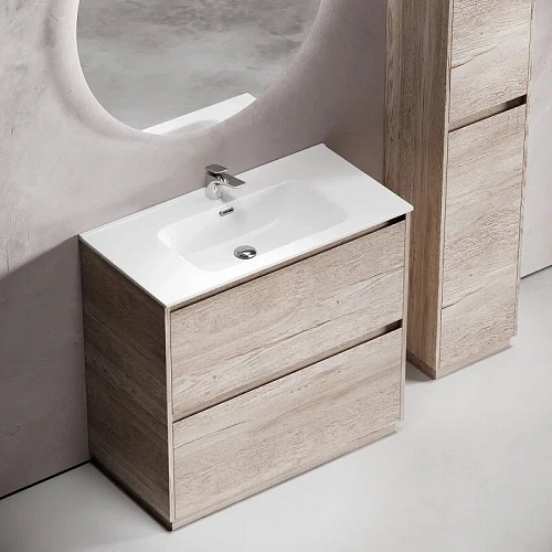 Тумба под раковину Sancos Libra Floor LB90FEG напольная, 890х450х840 дуб галифакс натуральный Тумба под раковину Sancos Libra Floor LB90FEG напольная, 890х450х840 дуб галифакс натуральный