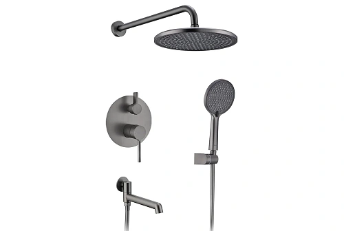 Душевая система Raglo R20.27.09 встраиваемая, графит Душевая система Raglo R20.27.09 встраиваемая, графит