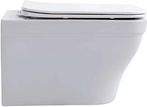 Унитаз подвесной Aquanet Elegant Rimless Elegant W LX-1163 Soft Close с крышкой микролифт Унитаз подвесной Aquanet Elegant Rimless Elegant W LX-1163 Soft Close с крышкой микролифт