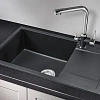 Кухонная мойка Granula 7805, ШВАРЦ (чёрный металлик), кварц 780х500 Кухонная мойка Granula 7805, ШВАРЦ (чёрный металлик), кварц 780х500