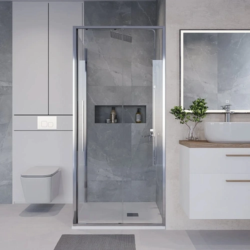 Душевой уголок Niagara Nova NG-64-10A-A90-34 (100x90x195) прямоугольная, раздвижная, хром, стекло прозрачноета Душевой уголок Niagara Nova NG-64-10A-A90-34 (100x90x195) прямоугольная, раздвижная, хром, стекло прозрачноета