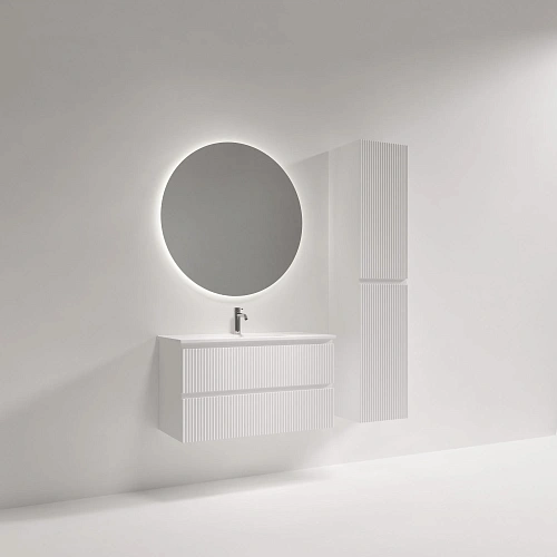 Тумба под раковину SANCOS Snob SNR90/39W R 890х390х500 Bianco подвесная Тумба под раковину SANCOS Snob SNR90/39W R 890х390х500 Bianco подвесная