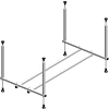 Каркас для ванны Alex Baitler GARDA, NEMI, MADIN, MICHIGAN, SAIMA 120х70 (KS12)