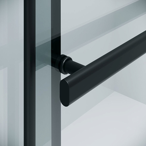 Душевая перегородка Niagara Nova NG-671-90BLACK (90х200) черный матовый, раздвижная, стекло прозрачное Душевая перегородка Niagara Nova NG-671-90BLACK (90х200) черный матовый, раздвижная, стекло прозрачное