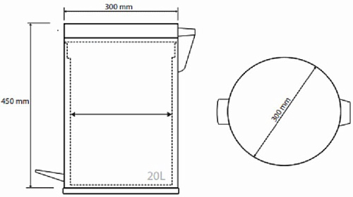 Корзина для мусора Bemeta 104315082 Корзина для мусора Bemeta 104315082