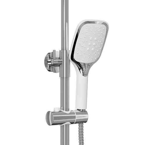 Душевая система GROSSMAN Alba 500.K35.06.100/000 хром с белым Душевая система GROSSMAN Alba 500.K35.06.100/000 хром с белым