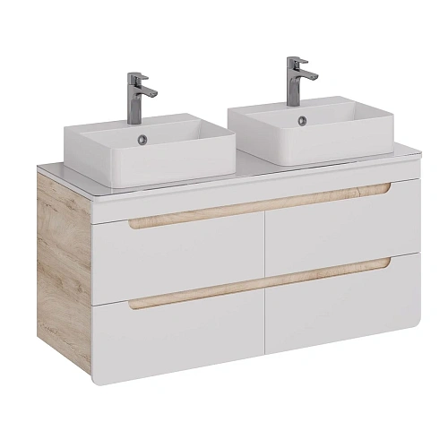 Столешница Lemark OLIVIA 125см из стекла, белый LM08OL125S Столешница Lemark OLIVIA 125см из стекла, белый LM08OL125S