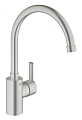 Смеситель для кухни GROHE Feel с высоким изливом, суперсталь (32670DC0) Смеситель для кухни GROHE Feel с высоким изливом, суперсталь (32670DC0)