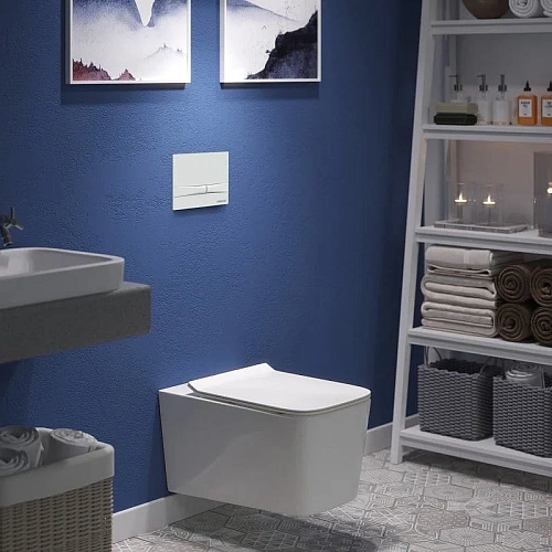 Инсталляция для унитаза BERGES NOVUM с кнопкой смыва, F1 белая 040250 Инсталляция для унитаза BERGES NOVUM с кнопкой смыва, F1 белая 040250