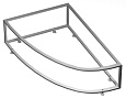 Каркас для ванны AM.PM Bliss L W53A-160R105W-R правый 160х105 см Каркас для ванны AM.PM Bliss L W53A-160R105W-R правый 160х105 см