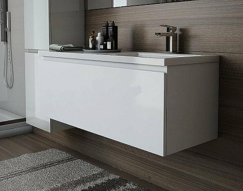 Тумба с раковиной Эстет Dallas Luxe ФР-00009679 1050х482 правая, подвесная 1 ящик Тумба с раковиной Эстет Dallas Luxe ФР-00009679 1050х482 правая, подвесная 1 ящик