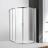 Душевой уголок CEZARES MOLVENO-R-22-80+20-P-Cr 100x100см стекло рифленое, профиль хром Душевой уголок CEZARES MOLVENO-R-22-80+20-P-Cr 100x100см стекло рифленое, профиль хром