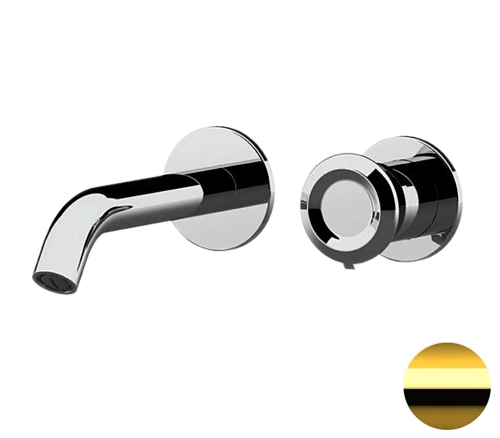 Смеситель для раковины Remer Element ET15PDO, золото глянцевое Смеситель для раковины Remer Element ET15PDO, золото глянцевое