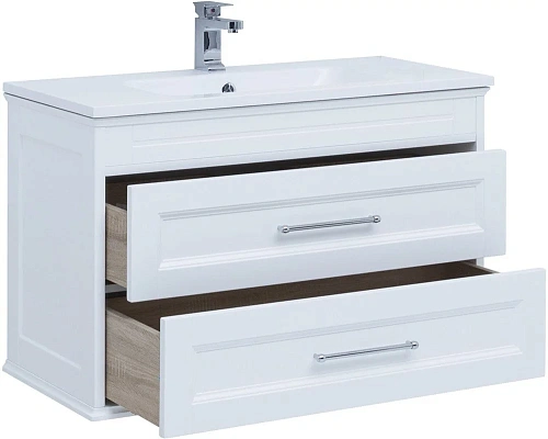 Тумба под раковину Aquanet Бостон М 100 белый 00209678 Тумба под раковину Aquanet Бостон М 100 белый 00209678