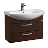 Тумба под раковину Aquaton Ария 80 М подвесная темно-коричневая 1A140801AA430 Тумба под раковину Aquaton Ария 80 М подвесная темно-коричневая 1A140801AA430