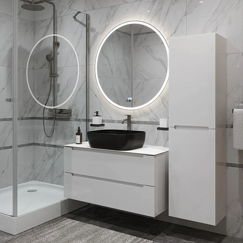 Тумба со столешницей и раковиной BelBagno ETNA 80 etna80bl-kepbo-1302h301-set подвесная ETNA80BL-KEPBO-1302H301-SET Тумба со столешницей и раковиной BelBagno ETNA 80 etna80bl-kepbo-1302h301-set подвесная ETNA80BL-KEPBO-1302H301-SET