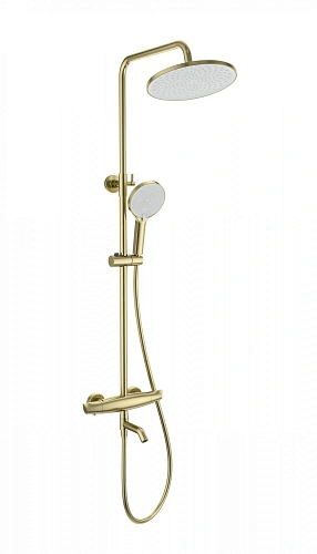 Душевая система Wonzon & Woghand с термостатом, брашированное золото (WW-B3031-A2-BG) Душевая система Wonzon & Woghand с термостатом, брашированное золото (WW-B3031-A2-BG)