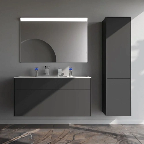 Тумба под раковину AM.PM Inspire V2.0 M50AFHX1203GM подвесная, 120 см, push-to-open, графит мато Тумба под раковину AM.PM Inspire V2.0 M50AFHX1203GM подвесная, 120 см, push-to-open, графит мато