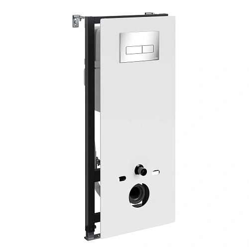 Инсталляция для унитаза WasserKRAFT Abens 20TLT.010.ME.WH.CH03 с клавишей смыва хром Инсталляция для унитаза WasserKRAFT Abens 20TLT.010.ME.WH.CH03 с клавишей смыва хром