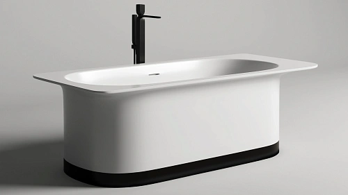 Ванна отдельностоящая Salini NINFEA 180x82 102721M из искусственого камня S-Stone Ванна отдельностоящая Salini NINFEA 180x82 102721M из искусственого камня S-Stone