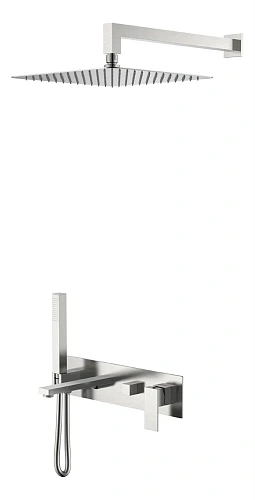 Душевая система Boheme Qubic Brushed Nickel 474-NB Душевая система Boheme Qubic Brushed Nickel 474-NB
