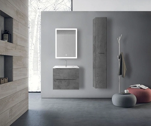 Шкаф-пенал Vincea Mia VSC-2M170BT-L подвесной, 1700x350x350, Beton, левый Шкаф-пенал Vincea Mia VSC-2M170BT-L подвесной, 1700x350x350, Beton, левый