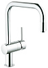 Картинка анонса товара «смеситель для кухни grohe minta с выдвижным u-изливом, хром (32067000)»
