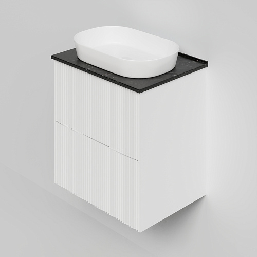 Тумба под раковину La Fenice TERRA TWIN Bianco NFNC-01-TER-B-60-2-3-GB 60 белая матовая с белой столешницей Тумба под раковину La Fenice TERRA TWIN Bianco NFNC-01-TER-B-60-2-3-GB 60 белая матовая с белой столешницей