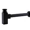 Сифон для раковины BelBagno BB-SMQ2-NERO черный Сифон для раковины BelBagno BB-SMQ2-NERO черный