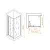Душевой уголок RGW PA-132B (PA-21B+Z-050-5B) 700x700 мм 060813277-14 черный Easy Clean Душевой уголок RGW PA-132B (PA-21B+Z-050-5B) 700x700 мм 060813277-14 черный Easy Clean