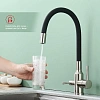 Смеситель для кухни Raglo R81.64.05 с гибким изливом с подключением к фильтру, сатин Смеситель для кухни Raglo R81.64.05 с гибким изливом с подключением к фильтру, сатин