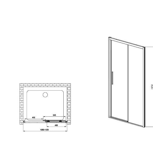 Душевая дверь Vincea Soft VDS-3SO110CLGM, 1100, вороненая сталь, стекло прозрачное Душевая дверь Vincea Soft VDS-3SO110CLGM, 1100, вороненая сталь, стекло прозрачное